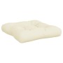 Cushions for pallet sofa 2 units cream fabric by vidaXL, Cushions for chairs and sofas - Ref: Foro24-47474, Price: 30,59 €, D...