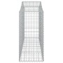 Gabion baskets 9 units arch shape iron 200x50x120/140 cm by vidaXL, Pots and planters - Ref: Foro24-3145668, Price: 899,49 €,...