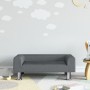 Dark gray velvet children's sofa 70x45x26.5 cm by vidaXL, Baby and Toddler Furniture - Ref: Foro24-3196331, Price: 65,59 €, D...