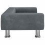 Dunkelgraues Kindersofa aus Samt, 70 x 45 x 26,5 cm von vidaXL, Baby- und Kleinkindmöbel - Ref: Foro24-3196331, Preis: 64,99 ...