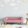 Kindersofa aus rosa Samt, 70 x 45 x 26,5 cm von vidaXL, Baby- und Kleinkindmöbel - Ref: Foro24-3196332, Preis: 64,89 €, Rabat...