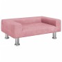 Kindersofa aus rosa Samt, 70 x 45 x 26,5 cm von vidaXL, Baby- und Kleinkindmöbel - Ref: Foro24-3196332, Preis: 64,89 €, Rabat...