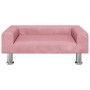 Kindersofa aus rosa Samt, 70 x 45 x 26,5 cm von vidaXL, Baby- und Kleinkindmöbel - Ref: Foro24-3196332, Preis: 64,89 €, Rabat...