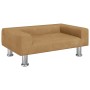 Brown velvet children's sofa 70x45x26.5 cm by vidaXL, Baby and Toddler Furniture - Ref: Foro24-3196334, Price: 64,80 €, Disco...