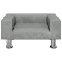 Light gray velvet children's sofa 50x40x26.5 cm by vidaXL, Baby and Toddler Furniture - Ref: Foro24-3196337, Price: 52,41 €, ...