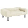 Cream velvet children's sofa 70x45x26.5 cm by vidaXL, Baby and Toddler Furniture - Ref: Foro24-3196335, Price: 64,80 €, Disco...