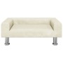 Cream velvet children's sofa 70x45x26.5 cm by vidaXL, Baby and Toddler Furniture - Ref: Foro24-3196335, Price: 64,80 €, Disco...