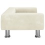 Cream velvet children's sofa 70x45x26.5 cm by vidaXL, Baby and Toddler Furniture - Ref: Foro24-3196335, Price: 64,80 €, Disco...