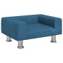 Blue velvet children's sofa 50x40x26.5 cm by vidaXL, Baby and Toddler Furniture - Ref: Foro24-3196336, Price: 52,56 €, Discou...