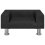 Black velvet children's sofa 50x40x26.5 cm by vidaXL, Baby and Toddler Furniture - Ref: Foro24-3196340, Price: 49,51 €, Disco...