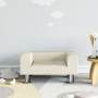 Cream velvet children's sofa 50x40x26.5 cm by vidaXL, Baby and Toddler Furniture - Ref: Foro24-3196342, Price: 52,41 €, Disco...