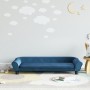 Sofá para niños de terciopelo azul 100x50x26 cm de vidaXL, Mobiliario para bebés y niños pequeños - Ref: Foro24-3196393, Prec...