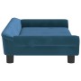 Blue velvet children's sofa 100x50x26 cm by vidaXL, Baby and Toddler Furniture - Ref: Foro24-3196393, Price: 80,99 €, Discoun...