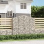 Gabion baskets 5 pcs arch shape iron 200x50x180/200 cm by vidaXL, Pots and planters - Ref: Foro24-3145727, Price: 661,45 €, D...