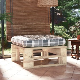 Garden ottoman made of impregnated pine wood pallets by vidaXL, Modular outdoor sofas - Ref: Foro24-3066470, Price: 54,99 €, ...