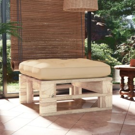 Garden ottoman made of impregnated pine wood pallets by vidaXL, Modular outdoor sofas - Ref: Foro24-3066460, Price: 61,99 €, ...