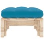 Garden ottoman made of impregnated pine wood pallets by vidaXL, Modular outdoor sofas - Ref: Foro24-3066461, Price: 56,23 €, ...