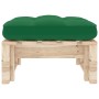 Garden ottoman made of impregnated pine wood pallets by vidaXL, Modular outdoor sofas - Ref: Foro24-3066462, Price: 55,45 €, ...