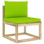 9-piece garden furniture set with impregnated wood cushions by vidaXL, Garden sets - Ref: Foro24-3065286, Price: 492,99 €, Di...