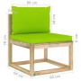 9-piece garden furniture set with impregnated wood cushions by vidaXL, Garden sets - Ref: Foro24-3065286, Price: 492,99 €, Di...