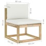 10-piece garden furniture set with impregnated wood cushions by vidaXL, Garden sets - Ref: Foro24-3065014, Price: 686,77 €, D...