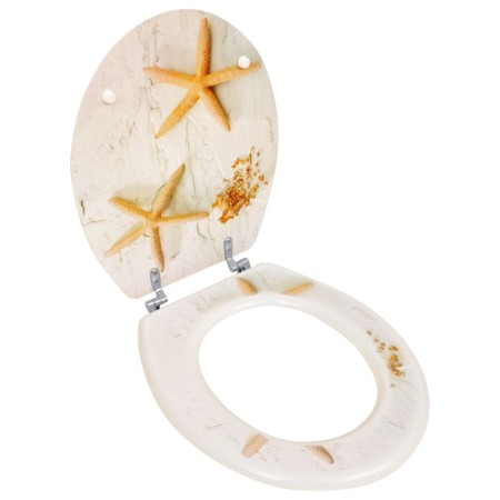 MDF toilet seat with starfish cover by vidaXL, Toilet and bidet seats - Ref: Foro24-140805, Price: 36,31 €, Discount: %