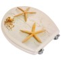 Asiento inodoro WC MDF tapa de estrellas de mar de vidaXL, Asientos de inodoros y bidés - Ref: Foro24-140805, Precio: 36,31 €...