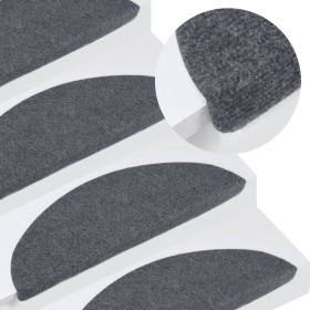 Self-adhesive stair mat 10 pcs gray 56x17x3 cm by vidaXL, Stair mats - Ref: Foro24-355256, Price: 23,52 €, Discount: %