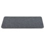 Alfombrilla autoadhesiva de escalera 15 uds gris 65x24,5x3,5 cm de vidaXL, Alfombrillas para escalones - Ref: Foro24-343479, ...