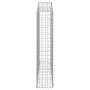 Gabion baskets 2 pcs arc shape iron 200x30x140/160 cm by vidaXL, Pots and planters - Ref: Foro24-3145472, Price: 204,27 €, Di...