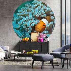 WallArt Nemo the Anemonefish Round Wall Wallpaper 142.5 cm by WallArt, Painted paper - Ref: Foro24-440374, Price: 19,99 €, Di...