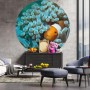 WallArt Nemo the Anemonefish Round Wall Wallpaper 142.5 cm by WallArt, Painted paper - Ref: Foro24-440374, Price: 19,48 €, Di...