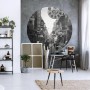 WallArt Hong Kong the Old Days Runde Wandtapete 142,5 cm von WallArt, Bemaltes Papier - Ref: Foro24-440372, Preis: 19,99 €, R...