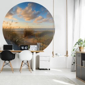 WallArt Beachlife wallpaper circle 190 cm by WallArt, Painted paper - Ref: Foro24-440377, Price: 34,99 €, Discount: %