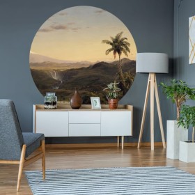 WallArt Paper wallpaper circle The Americas 190 cm by WallArt, Painted paper - Ref: Foro24-440361, Price: 40,99 €, Discount: %