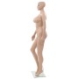 Maniquí femenino con base de vidrio beige 180 cm de vidaXL, Maniquís - Ref: Foro24-142930, Precio: 168,25 €, Descuento: %