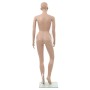 Maniquí femenino con base de vidrio beige 180 cm de vidaXL, Maniquís - Ref: Foro24-142930, Precio: 168,25 €, Descuento: %