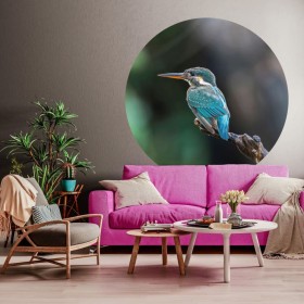 WallArt The Kingfisher wallpaper circle 142.5 cm by WallArt, Painted paper - Ref: Foro24-440376, Price: 21,99 €, Discount: %