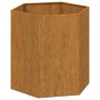 Rusted corten steel planter 40x40x45 cm by vidaXL, Pots and planters - Ref: Foro24-823674, Price: 39,99 €, Discount: %