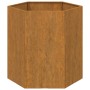 Rusted corten steel planter 40x40x45 cm by vidaXL, Pots and planters - Ref: Foro24-823674, Price: 39,99 €, Discount: %