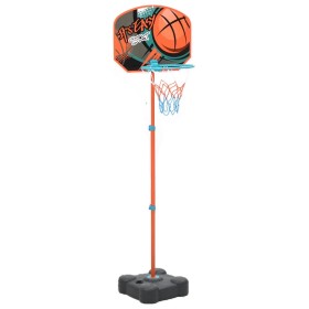 Juego de canasta de baloncesto portátil ajustable 109-141 cm de vidaXL, Pelota de baloncesto de juguete - Ref: Foro24-80355, ...