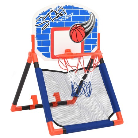 Multifunktionales Basketball-Set für Kinder, Boden und Wand von vidaXL, Spielzeug-Basketball - Ref: Foro24-80350, Preis: 25,9...