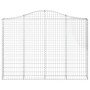 Wire mesh baskets 11 units, arched shape, iron, 200x30x140/160 cm by vidaXL, Pots and planters - Ref: Foro24-3145481, Price: ...