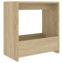 Mesa auxiliar de madera contrachapada roble Sonoma 50x26x50 cm de vidaXL, Mesas auxiliares - Ref: Foro24-806690, Precio: 30,1...