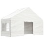 Cenador con techo polietileno blanco 6,69x5,88x3,75 m de vidaXL, Carpas y cenadores - Ref: Foro24-3155495, Precio: 506,52 €, ...