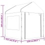 Cenador con techo polietileno blanco 15,61x2,28x2,69 m de vidaXL, Carpas y cenadores - Ref: Foro24-3155483, Precio: 602,88 €,...