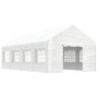 Cenador con techo polietileno blanco 8,92x4,08x3,22 m de vidaXL, Carpas y cenadores - Ref: Foro24-3155488, Precio: 474,86 €, ...