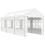 Cenador con techo polietileno blanco 6,69x2,28x2,69 m de vidaXL, Carpas y cenadores - Ref: Foro24-3155479, Precio: 296,68 €, ...