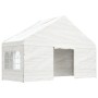 Gazebo with white polyethylene roof 13.38x5.88x3.75 m by vidaXL, Tents and gazebos - Ref: Foro24-3155498, Price: 1,00 €, Disc...