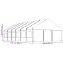 Gazebo with white polyethylene roof 13.38x5.88x3.75 m by vidaXL, Tents and gazebos - Ref: Foro24-3155498, Price: 1,00 €, Disc...